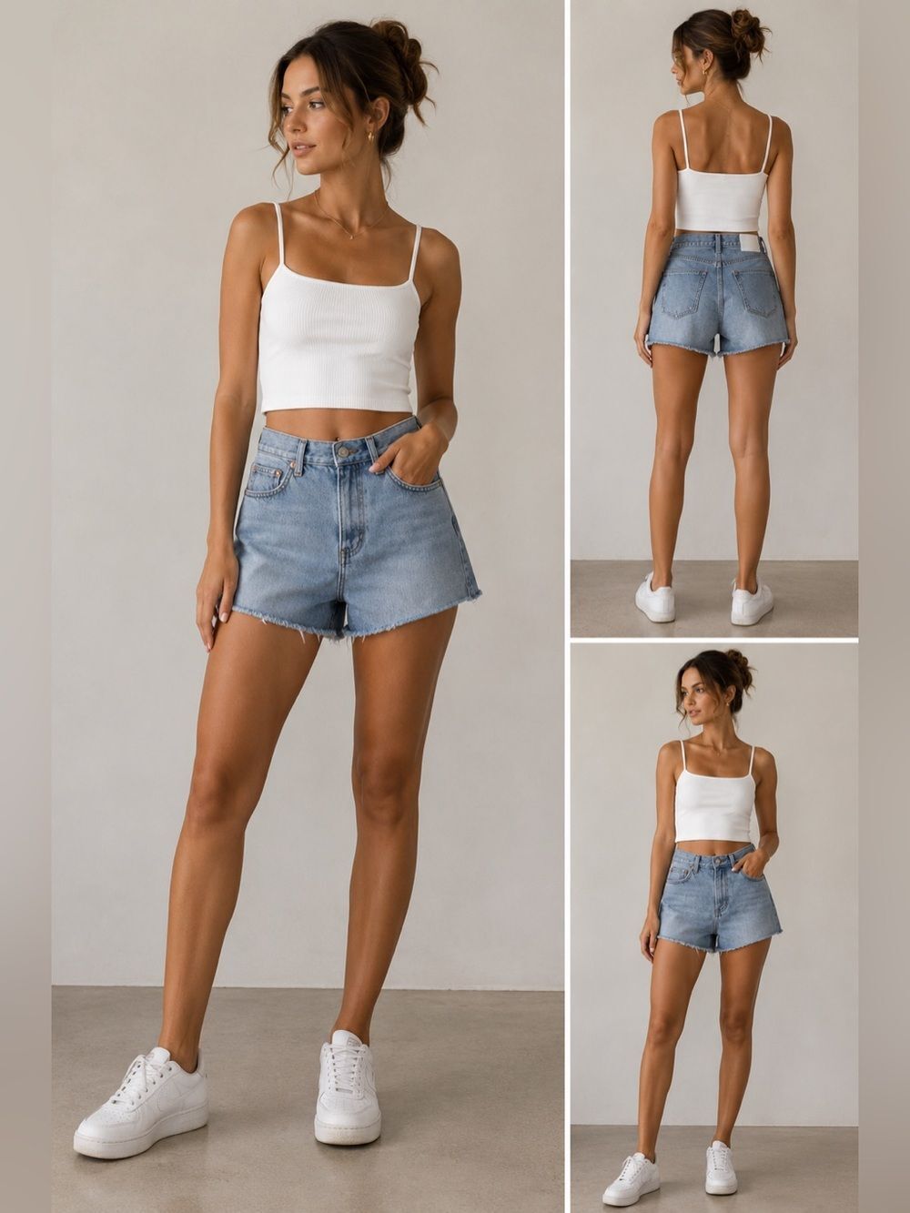 Denim Forum The Ex Boyfriend MIDI Shorts Blue Size 24
